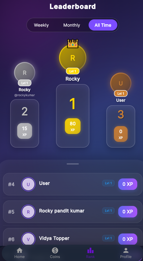 Dark Mode Interface